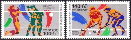 Poštové známky Západný Berlín 1989 Šport Mi# 836-37 Kat 7€