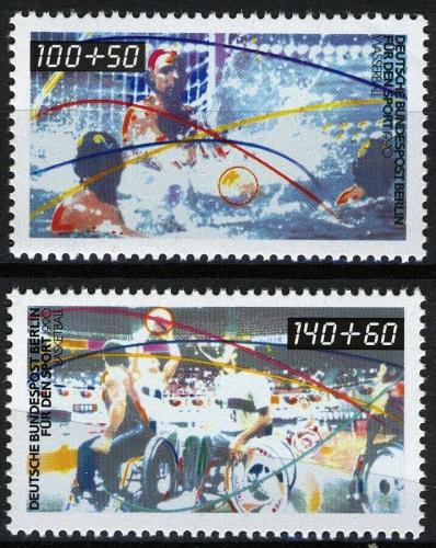 Poštové známky Západný Berlín 1990 Športy Mi# 864-65 Kat 11€